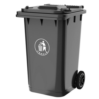 科力邦(Kelibang )塑料制品 KB1067  戶外垃圾桶 大號(hào)加厚240L商用塑料環(huán)衛(wèi)垃圾桶帶蓋輪工業(yè)小區(qū)物業(yè)翻蓋 灰色